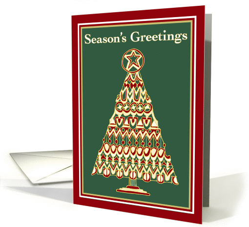 Season's Greetings  Jeweled Yule Tree card (1141560)