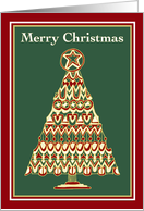 Merry Christmas  Jeweled Yule Tree card