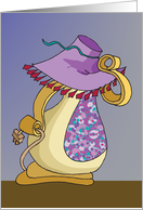 Make a Change  Encouragement Card with Determined Lucy Lamp card