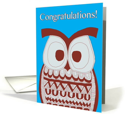 Congratulations - Dawson Owl card (1150276)