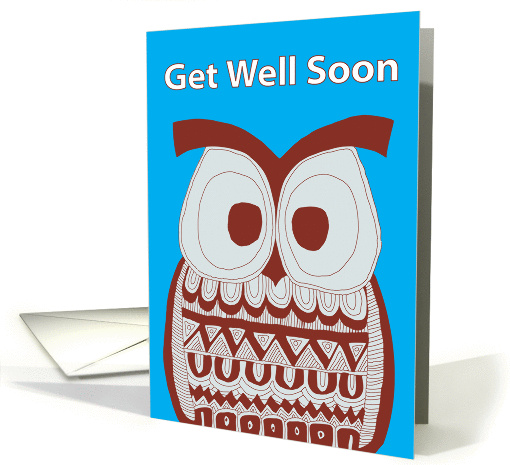 Get Well Soon - Dawson Owl card (1150280)