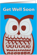 Get Well Soon - Dawson Owl card
