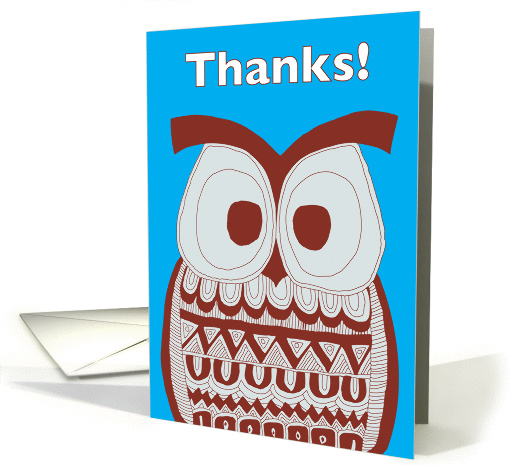 Thanks! - Dawson Owl card (1150290)
