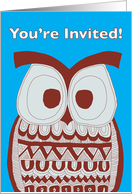 You’re Invited! Retirement Party - Dawson Owl card