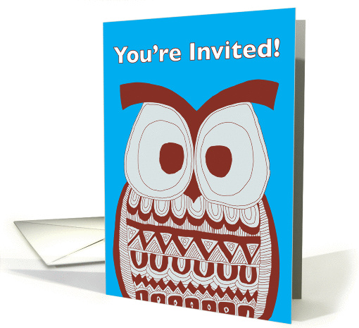 You're Invited! - Dawson Owl card (1150302)