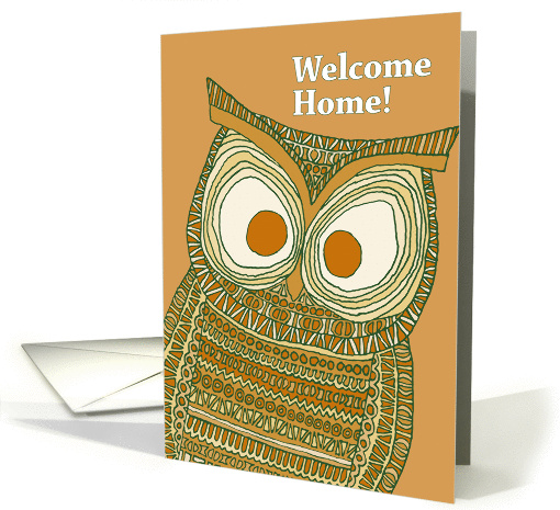 Welcome Home! - Dermot Owl card (1153658)