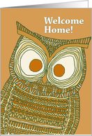 Welcome Home! - Dermot Owl card