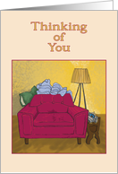 Thinking of You - The Reading Chair card