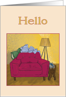 Hello - The Reading Chair card