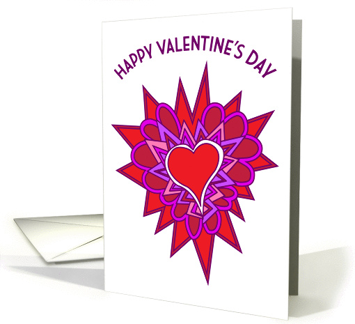 JAZZY HEART VALENTINE card (1176244)