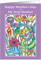 Mothers Day Garden Bouquet - Step-Mother card