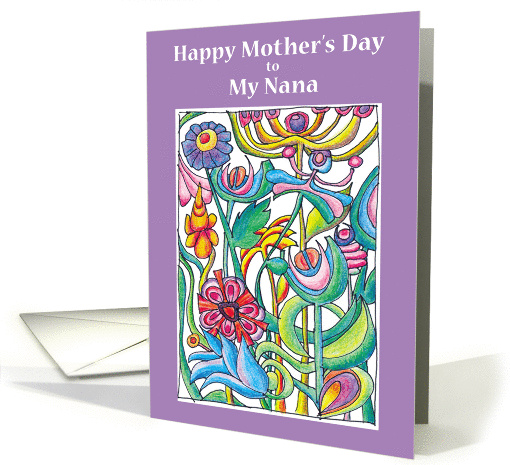 Mothers Day Garden Bouquet - Nana card (1213866)