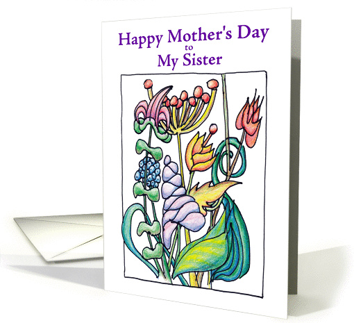 Mothers Day Blooming Bounty - Sister card (1213926)