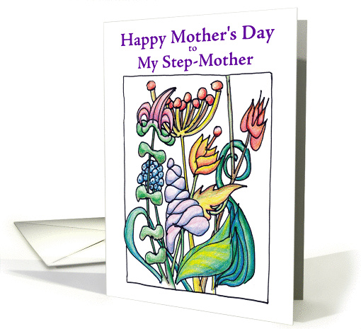 Mothers Day Blooming Bounty - Step-Mother card (1213934)