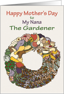 Mothers Day Composting Wreath - Nana card