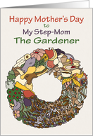 Mothers Day Composting Wreath - Step-Mom card