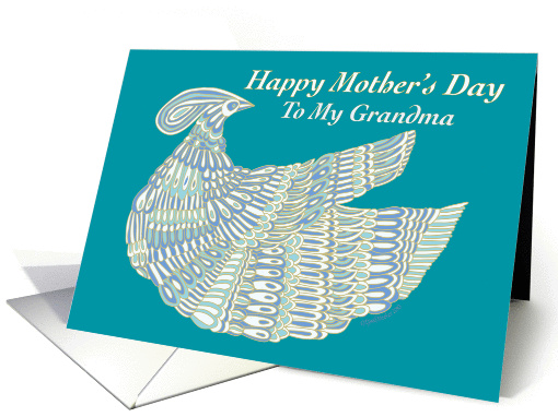 Mothers Day Bird Messenger - Grandma card (1213992)