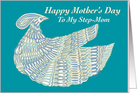 Mothers Day Bird Messenger - Step-Mom card