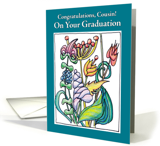 GRADUATION GARDENS OF OPPORTUNITY  Cousin card (1233506)