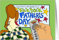 KICK BACK COUCH POTATO FATHERS DAY card