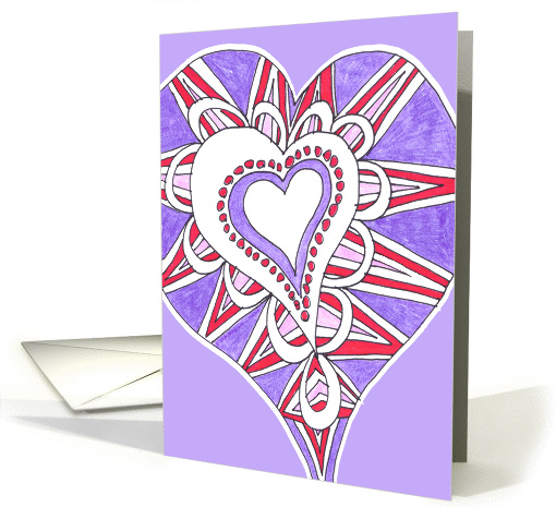 Valentine Heart - All Lit Up card (144657)