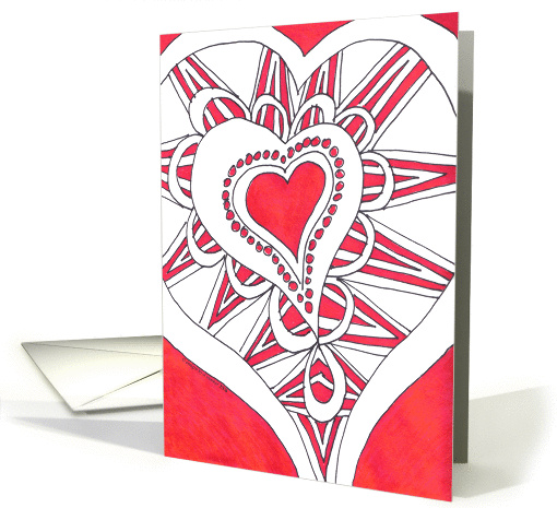 Valentine's Jeweled Heart card (145087)