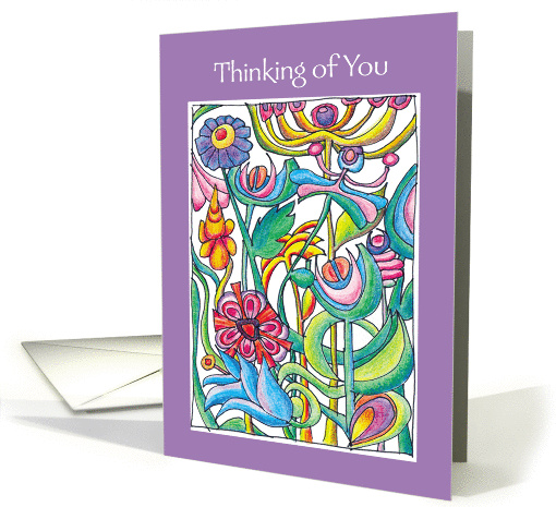 Thinking of You Garden Bouquet card (943629)