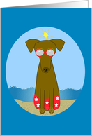 Beach Babe card