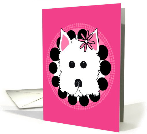 Whimsical Westie card (239725)