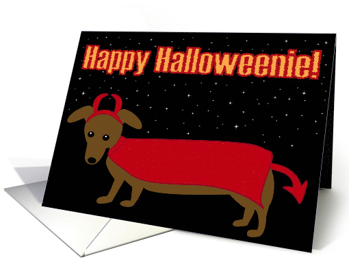 Happy Halloweenie! card (261396)