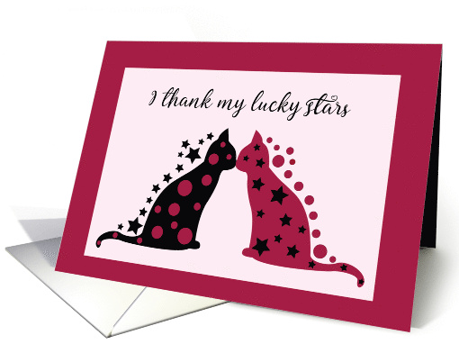 Cats Thankful For Love card (89629)