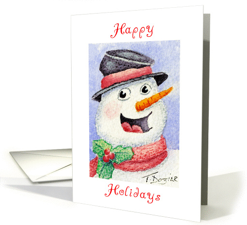 Snowman card (90454)