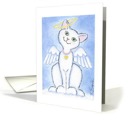 Kitty Angel card (91077)