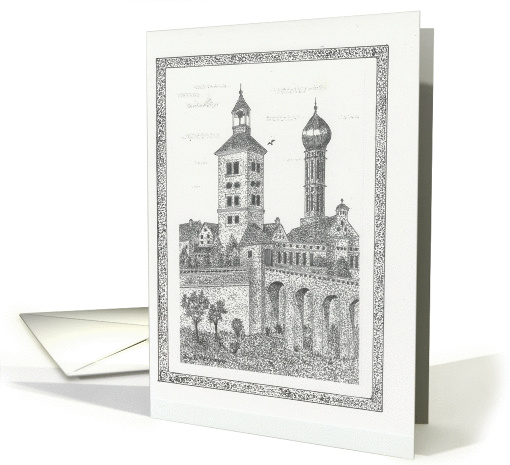 Town Churches card (105323)