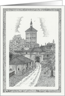 German Beer Hall card