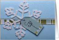 Joy to the World card