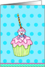 Bug Cupcake Birthday Invitation card