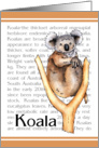 Koala - Zoo Invitation card