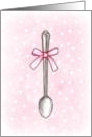 Baby Girl Silver Spoon card
