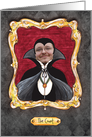 Count Dracula Halloween Photo Insert Card