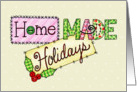 Homemade Holidays Christmas Card