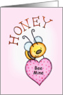 Honey Bee Mine Valentine’s Day Card