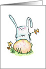 Bunny Love On Easter card