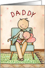 Daddy from Daughter Happy Father’s Day Nostalgia Stick Figures card