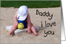Happy Father’s Day - Toddler Playing Ball card