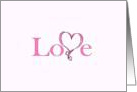 Love Ribbons Valentine’s Day Card