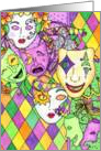 Mardi Gras Masks Card