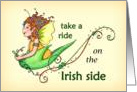 St. Patrick’s Day Fairy On Ivy Card