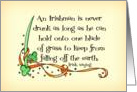 Not Drunk St. Patrick’s Day Card