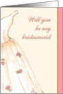 Will You Be My Bridesmaid Invitation card